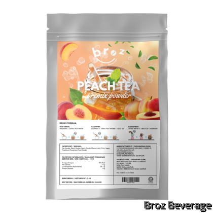 Peach Tea Premix Powder 【桃茶即溶饮料】