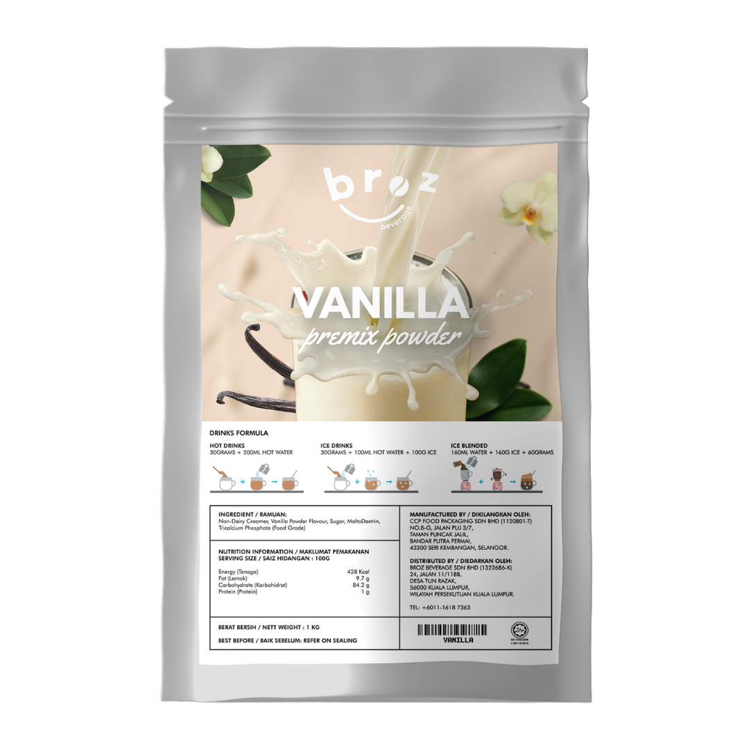 Vanilla premix powder 